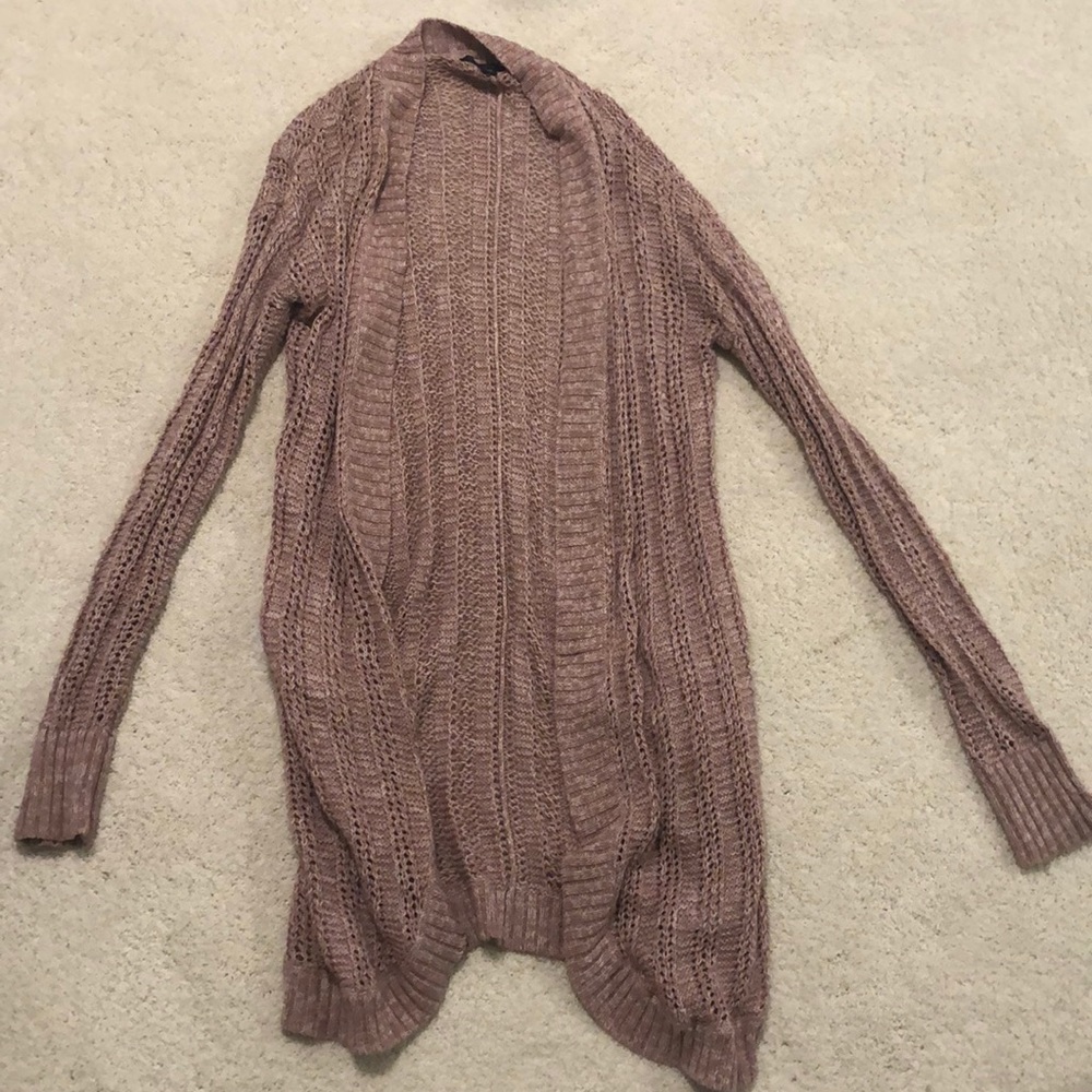 Pink cardigan